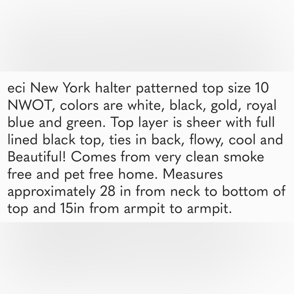 💐eci Layered Halter Top - Picture 8 of 8